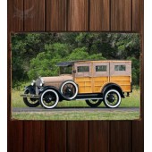 Металлическая табличка Ford Model A Woody Station Wagon